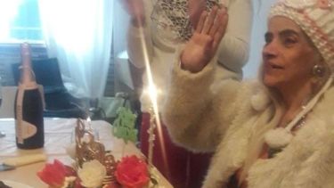 La cantante quiso que las imágenes llegaran a sus seguidores, preocupados por su salud. Foto: redes sociales.-