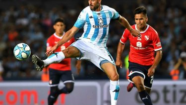 Licha López vuelve a jugar un clásico para Racing contra Independiente. 