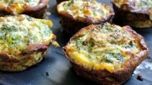 Imagen de Muffins de brócoli fáciles y livianos