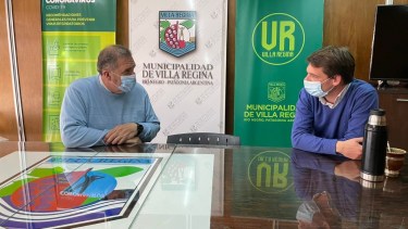 Marcelo Orazi y Rodrigo Buteler, se reunieron para coordinar el programa Comunidad en Municipios.