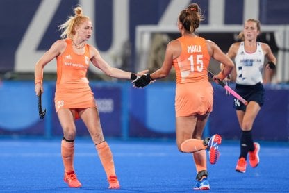 Las Leonas juegan por el oro en la final olímpica de hockey femenino. 