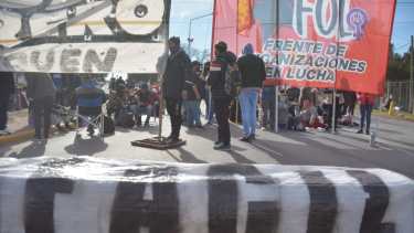 El corte se levantó después de las 14 horas. Foto: Yamil Regules