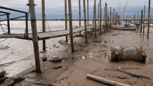 Video: alerta la bajante del río Paraná, por personas que cruzan de Argentina a Paraguay
