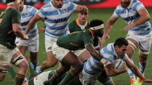 Los Pumas sufrieron una dura caída frente a Sudáfrica