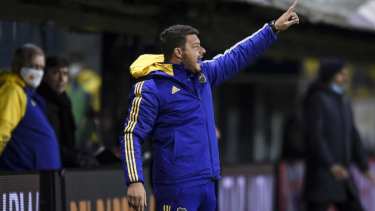 Battaglia, el encargado de dirigir a Boca en lo inmediato