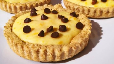 Mirá que fáciles estas tartitas choconaranja