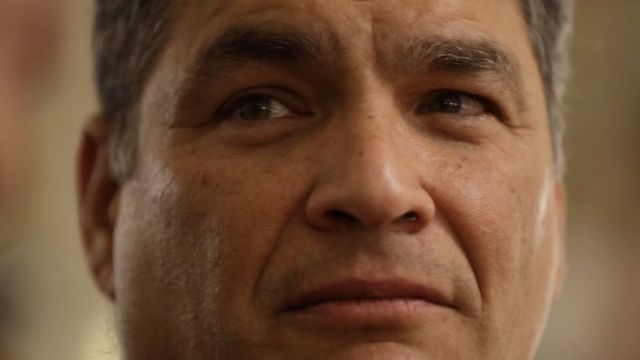 El ex presidente ecuatoriano, identificado con las causas de derechos humanos, despidió a Hebe con hondo pesar.-