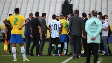 Argentina no pudo completar su partido contra Brasil por las Eliminatorias camino a Qatar 2022. 