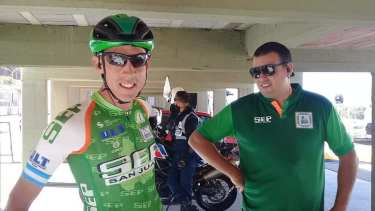 Traico se fisuró el mentón tras un accidente vial.