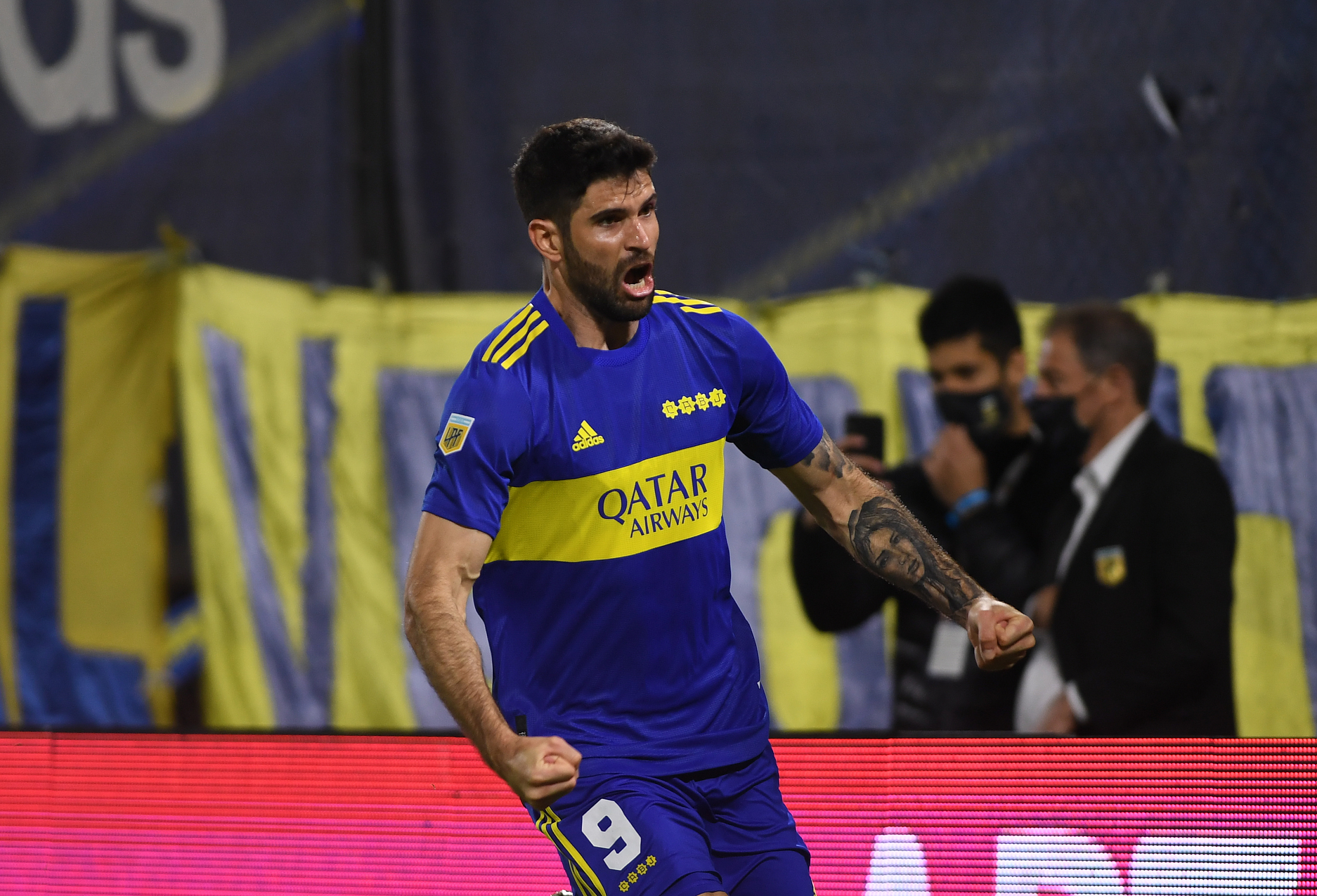 Orsini le dio la victoria a Boca ante Colón. Fue el primer gol del delantero con la camiseta xeneize.