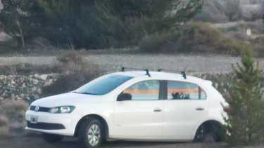 Los autos estaban estacionados en el aeropuerto de Bariloche. Foto: gentileza