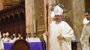Monseñor Benna inició sus labores en la diócesis en julio. Foto Archivo: Agencia AICA