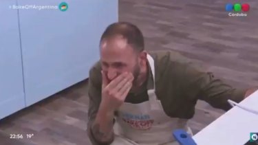 Hernán, el participante que entró en crisis en plena gala de eliminación. 