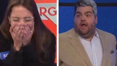 Barassi y, quizás, el momento televisivo del año. 