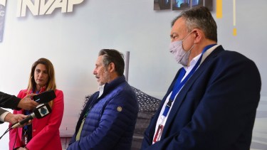 El lanzamiento se llevó a cabo en la sede del Invap. Foto: Chino Leiva
