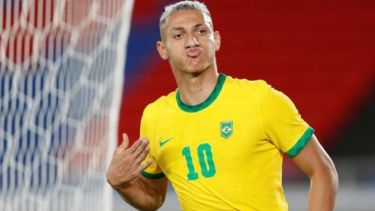 Richarlison volvió a burlarse de la Selección Argentina. 

Foto: archivo 