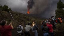 Imagen de La lava pierde velocidad en la isla española de La Palam