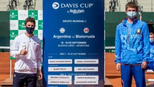 Argentina enfrenta a Bielorrusia por el regreso al Grupo Mundial de la Copa Davis