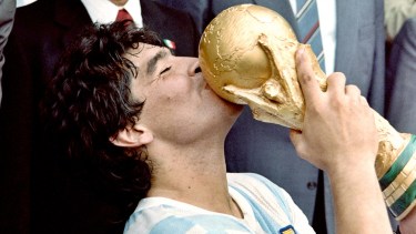 Reactivaron las redes de Maradona. 