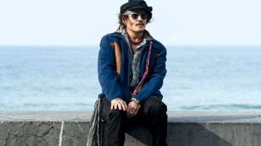 Depp recibió un premio a la trayectoria en el festival español.