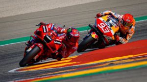 El italiano Bagnaia tuvo su bautismo ganador en el Gran Premio de Aragón de Moto GP