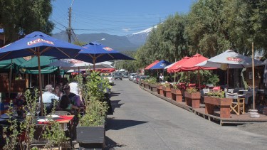 Vista del centro de Pucón