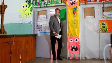 Martín Soria, votó en Roca en barrio Los Olmos. Foto: Juan Thomes