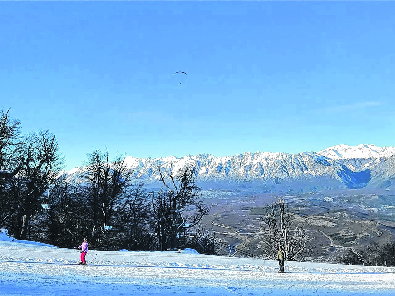 La empresa también maneja el centro de esquí de El Bolsón, que está en el mismo cerro. Foto: archivo