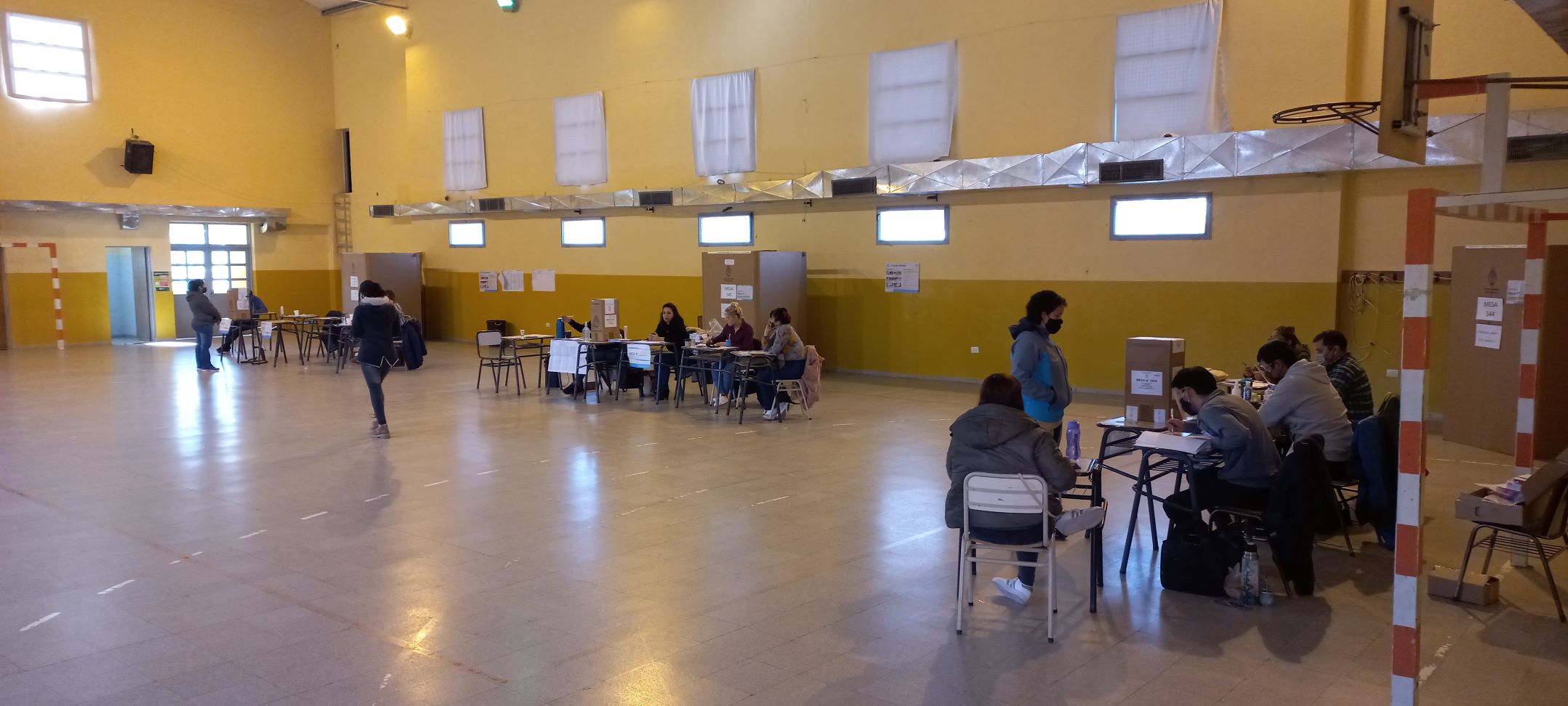 En Jacobacci, apenas el 58,5% del padrón concurrió a votar. Foto: José Mellado
