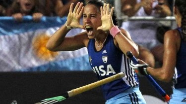 Le robaron la medalla olímpica a Sofía Maccari, jugadora de Las Leonas. 

Foto: archivo 