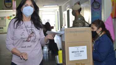 Norma Dardik denunció interferencias de las fuerzas de seguridad. (Foto Néstor Salas)