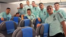 Imagen de El seleccionado argentino llegó a Ezeiza después del escándalo en Brasil