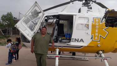 El médico proyectó la construcción de un hospital antes del surgimiento de Vaca Muerta. Foto: Gentileza