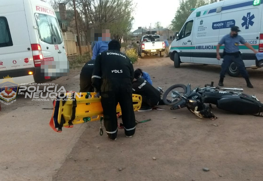 El cuerpo del motociclista fue trasladado a Neuquén para realizarse la autopsia. Foto: Gentileza Policía de Neuquén
