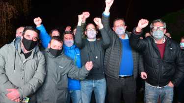 En Bariloche, Juntos Somos Río Negro celebró el triunfo de Domingo