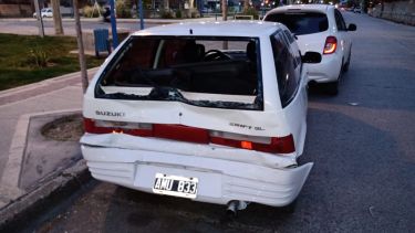 La dueña del auto solicita acceso a la cámaras del municipio. Foto Gentileza