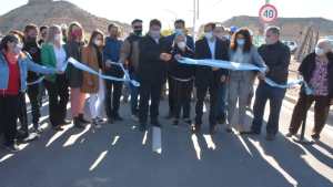 Con fuertes referencias proselitistas, se inauguró hoy la avenida Huilén en Neuquén