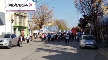 Protestaron en ARSA y pidieron agua potable para la zona norte de Roca