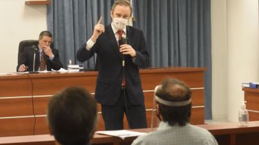 García es el fiscal jefe que llevó adelante el juicio durante seis días. Foto Florencia Salto.