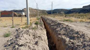 En el barrio Ceferino se extenderá la red cloacal con fondos de Nación. (Foto Néstor Salas)