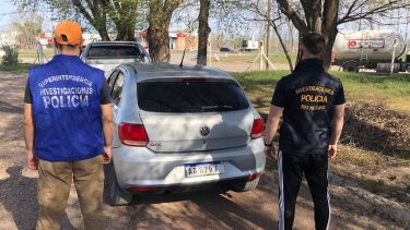 El personal de la policía de Río Negro recuperó el vehículo el viernes. (foto: gentileza)