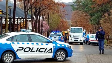 El incendio ocurrió ayer, por la mañana. (Gentileza Radio Nacional Chos Malal).-