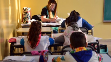La extensión horaria alcanzará a sexto  y séptimo grado en las escuelas de Jornada Simple. Foto: Marcelo Ochoa.