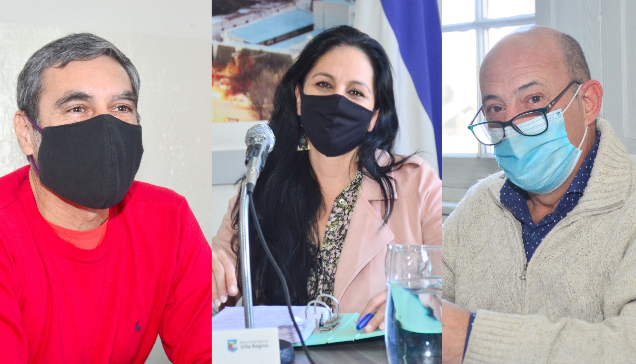 Hugo Cerda, Claudia Maidana y Carlos Rodríguez integran la comisión que analiza la denuncia que hizo Orazi. (Foto Néstor Salas)