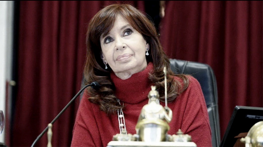 La vicrepresidenta Cristina Fernández. 