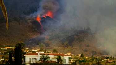 La erupcion del volcán Cumbre Vieja generó destrozos en La Palma, Islas Canarias. Fotos AP. 