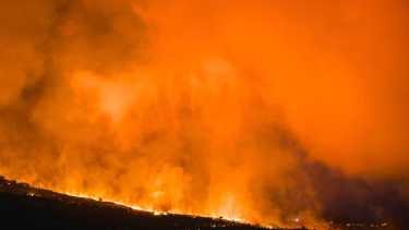 La erupcion del volcán Cumbre Vieja generó destrozos en La Palma, Islas Canarias. Fotos AP. 