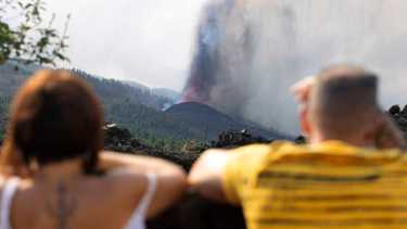 La erupcion del volcán Cumbre Vieja generó destrozos en La Palma, Islas Canarias. Fotos AP. 