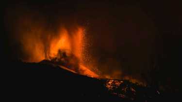 La erupcion del volcán Cumbre Vieja generó destrozos en La Palma, Islas Canarias. Fotos AP. 