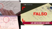 Imagen de No, las anotaciones virales con errores ortográficos no son de Mauricio Macri
